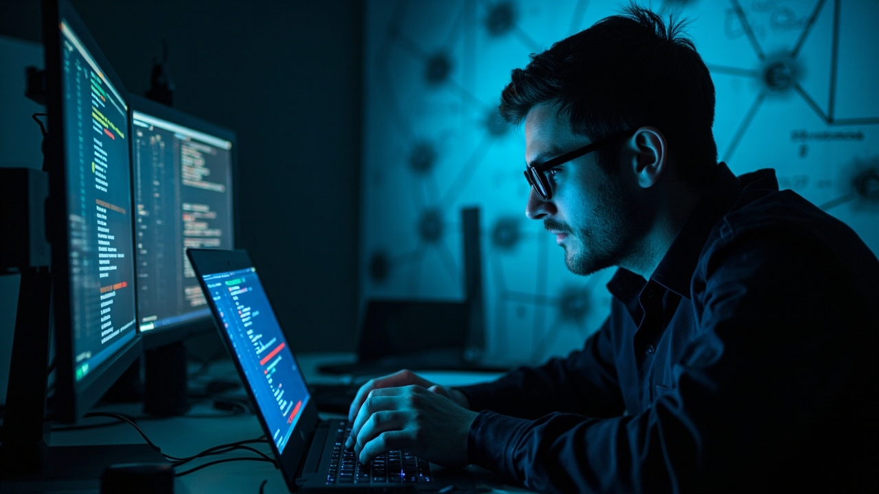 Cybersecurity-Experte beim Penetrationstest