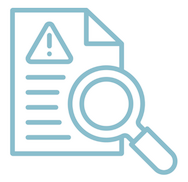 Vergr&ouml;&szlig;erungsglas und Unterlagen